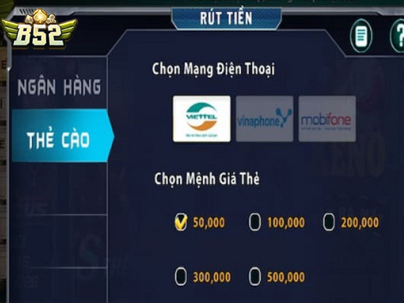 Cách rút tiền qua thẻ cào nhanh chóng
